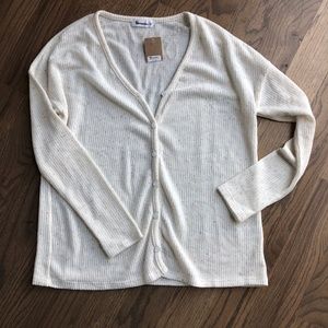Vernacular Fleck Button-Up Henley Cardigan